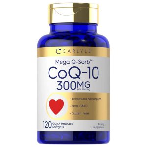 Carlyle Nutritionals CoQ10 300mg per serving | 120 Softgels