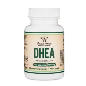 Double Wood Supplements DHEA 100mg – Supports Hormonal Balance & Vitality | 180 Capsules