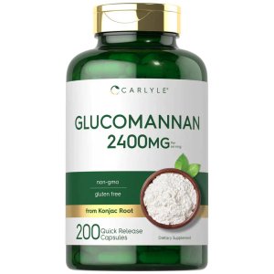 Carlyle Nutritionals Glucomannan 2400mg per serving | 200 Capsules