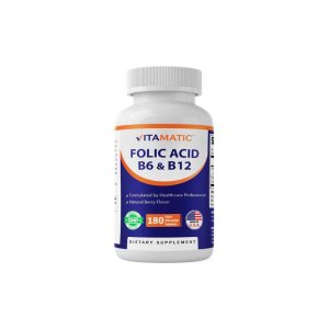 Vitamatic Folic Acid B6 & B12 - 180 Tablets