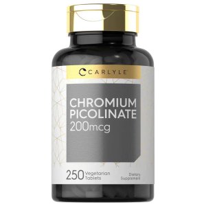 Carlyle Nutritionals Chromium Picolinate 200mcg | 250 Tablets