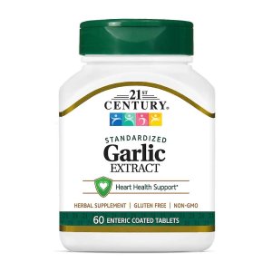 21st Century Garlic Extract Standardized 60 Tabs
