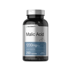 Horbäach Malic Acid 1200mg per Serving | 250 Capsules