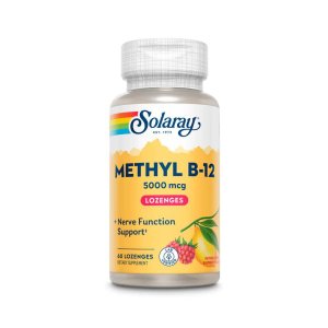 Solaray Methyl B-12 - Lemon-Raspberry 60 Lozenges