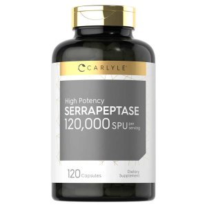 Carlyle Nutritionals Serrapeptase 120000IU per serving | 120 Capsules