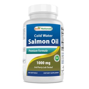 Best Naturals Salmon Oil 1000 mg 250 Softgels