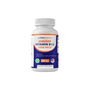 Vitamatic Vitamin B12 1000 mcg Fast Dissolve – 60 Tablets