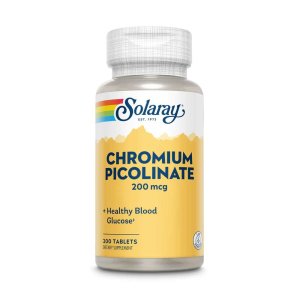 Solaray Chromium Picolinate 200mcg 200 Tabs