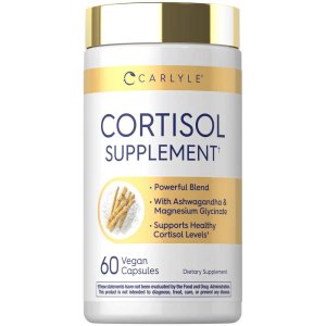 Carlyle Nutritionals Cortisol Supplement | 60 Vegan Capsules