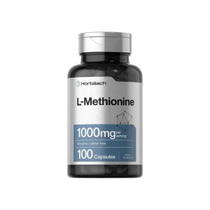 Horbäach L-Methionine 1000mg per Serving | 100 Capsules