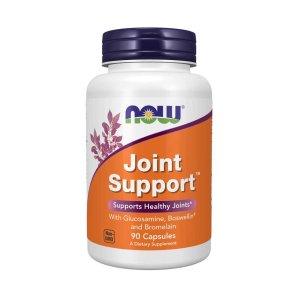 Now Foods Joint Support – Glucosamine, Boswellin & Bromelain – 90 Capsules