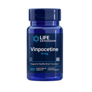 Life Extension Vinpocetine 10 Mg, 100 Vegetarian Tablets