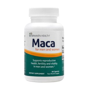 Fairhaven Health Maca – Reproductive Health, Fertility & Vitality Support for Men and Women Dietary Supplement | 60 Capsules | Two-Month Supply