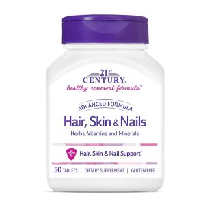 21st Century Hair, Skin & Nails - Advanced Formula 50 Tabs
