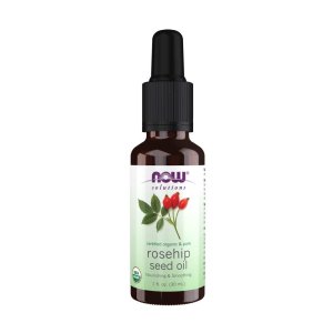Now Foods Rosehip Seed Oil – 100% Pure & Certified Organic – Cold-Pressed Skin Rejuvenating Oil – 30 M L