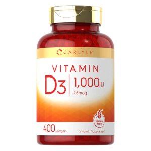 Carlyle Nutritionals Vitamin D-3 1000IU | 400 Softgels