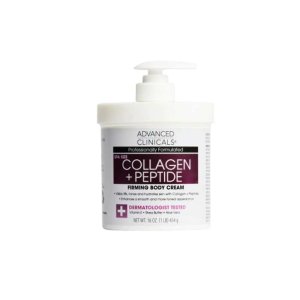 Advanced Clinicals Collagen + Peptide Body Cream 454g