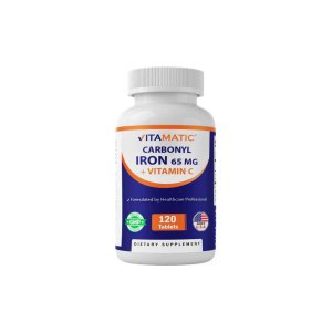 Vitamatic Carbonyl Iron 65 mg with Vitamin C – 120 Tablets