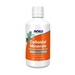 Now Foods Colloidal Minerals – Plant-Based Trace Mineral Liquid with Fulvic Acid – 946 M L (32 Oz)