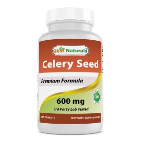 Best Naturals Celery Seed 600 mg 180 Tablets