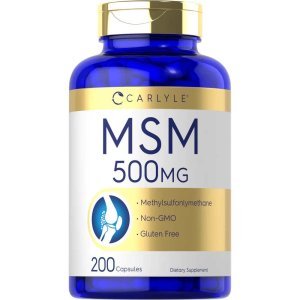 Carlyle Nutritionals MSM 500mg | 200 Capsules