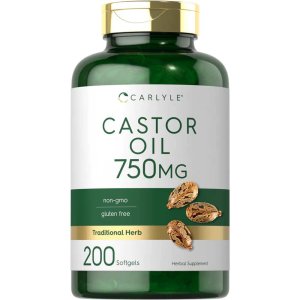 Carlyle Nutritionals Castor Oil 750mg | 200 Softgels
