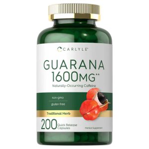 Carlyle Nutritionals Guarana 1600mg 200 Capsules