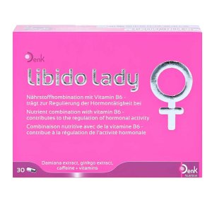 Denk Libido Lady Nutrient Combination with Vitamin B6 – Hormonal Activity Support, 30 Capsules