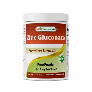 Best Naturals Zinc Gluconate Pure Powder 1 Pound