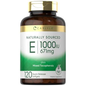 Carlyle Nutritionals Vitamin E plus Mixed Tocopherols 1000IU | 120 Softgels