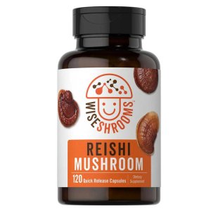 WISE SHROOMS Reishi Mushroom | 120 Capsules