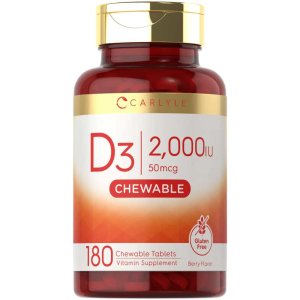 Carlyle Nutritionals Vitamin D-3 2000IU | 180 Tablets