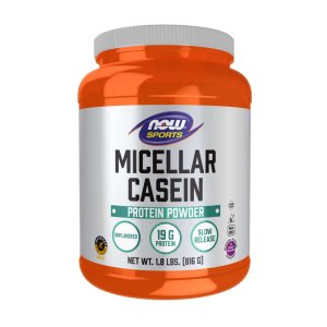 Now Sports Micellar Casein – Unflavored Powder – 816g
