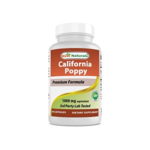 Best Naturals California Poppy 1000 mg Equivalent - 60 Capsules