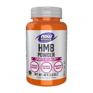 Now Sports HMB Powder – Beta-Hydroxy Beta-Methylbutyrate – Muscle Support Formula – 90g