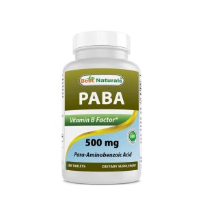 Best Naturals PABA 500 mg 180 Tablets