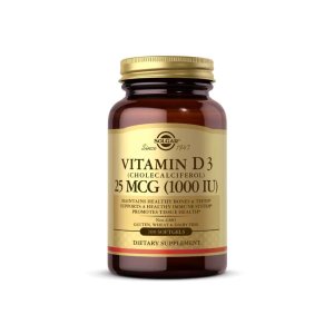 Solgar Vitamin D3 (cholecalciferol) 25 M Cg (1000 Iu) 100 Softgels