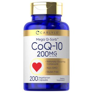 Carlyle Nutritionals Co Q10 200mg per serving | 200 Capsules