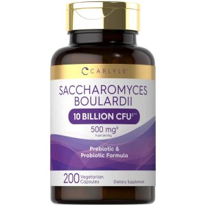 Carlyle Nutritionals Probiotic Saccharomyces Boulardii 10 Billion CFUs per serving | 200 Capsules