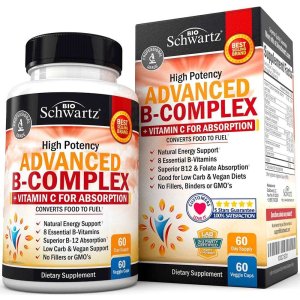 Bio Schwartz Advanced B-Complex – 60 Capsules