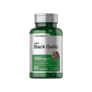 Horbäach Black Garlic 1500mg per Serving | 60 Capsules