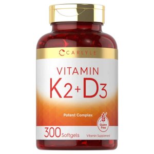 Carlyle Nutritionals Vitamin K-2 with D-3 | 300 Softgels
