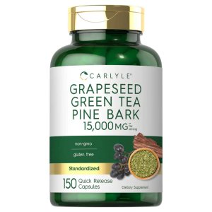 Carlyle Nutritionals Grapeseed, Green Tea, Pine Bark | 150 Capsules