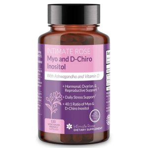 Intimate Rose Myo & D-Chiro Inositol + Ashwagandha & Vitamin D - 120 Capsules
