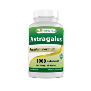 Best Naturals Astragalus Extract 1000mg 120 Capsules
