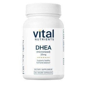 Vital Nutrients Dhea (micronized) 25mg 60 Caps