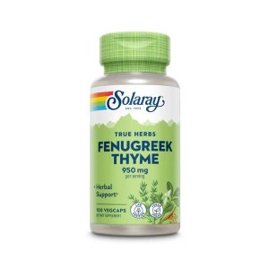 Solaray Fenugreek Seed & Thyme Leaf 950mg 100 Caps