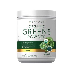 Carlyle Nutritionals Organic Greens Powder | 17.6 oz