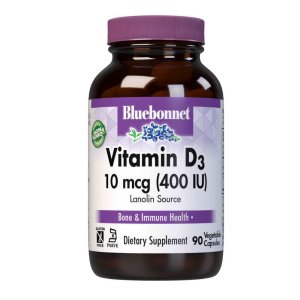 Bluebonnet Nutrition Vitamin D3 400 Iu 90 Caps
