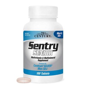 21st Century Sentry Senior Men's 50+ 100 Tabs